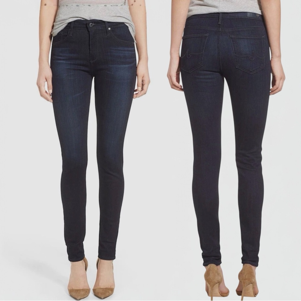 NWT AG Adriano Goldschmied Legging Ankle Super Skinny Mid Rise Jeans Size 32